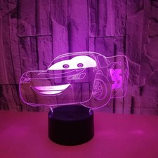 Cars Lightning McQueen 3D LED
